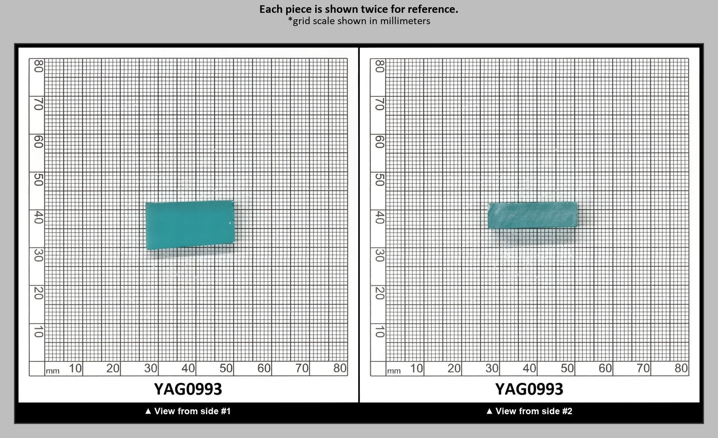 Paraiba YAG Polycrystalline (Ceramic) Faceting Rough : YAG0993