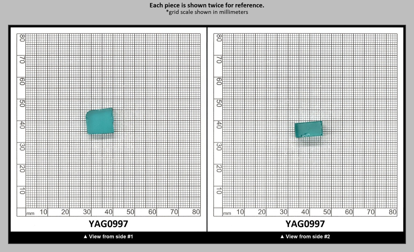 Paraiba YAG Polycrystalline (Ceramic) Faceting Rough : YAG0997