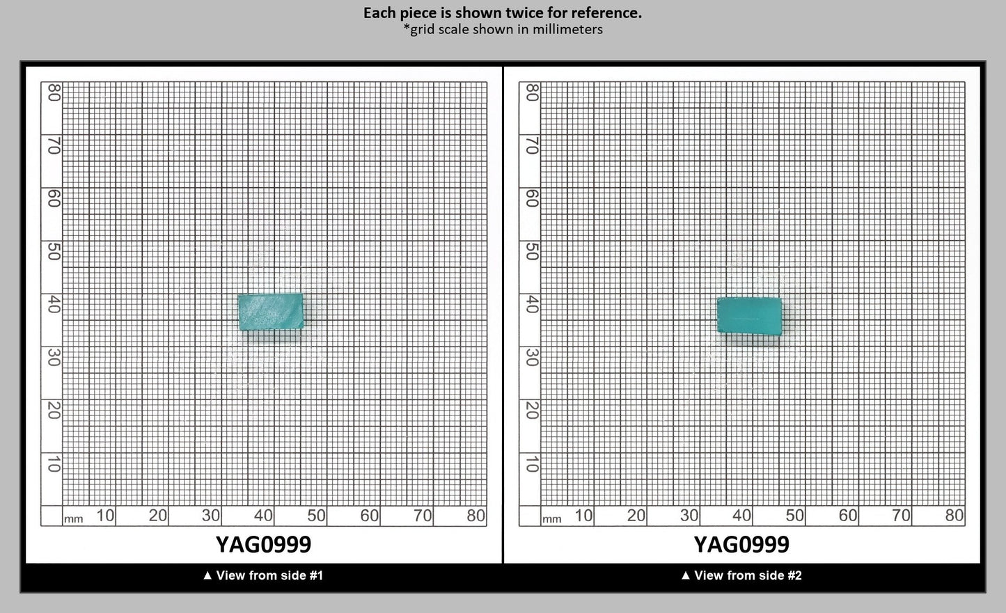 Paraiba YAG Polycrystalline (Ceramic) Faceting Rough : YAG0999