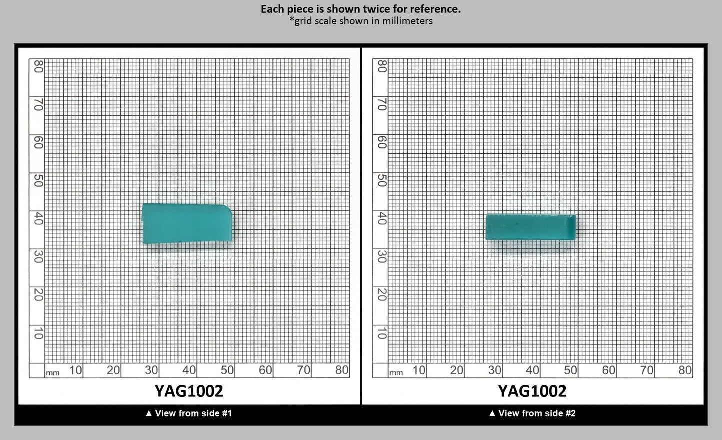 Paraiba YAG Polycrystalline (Ceramic) Faceting Rough : YAG1002