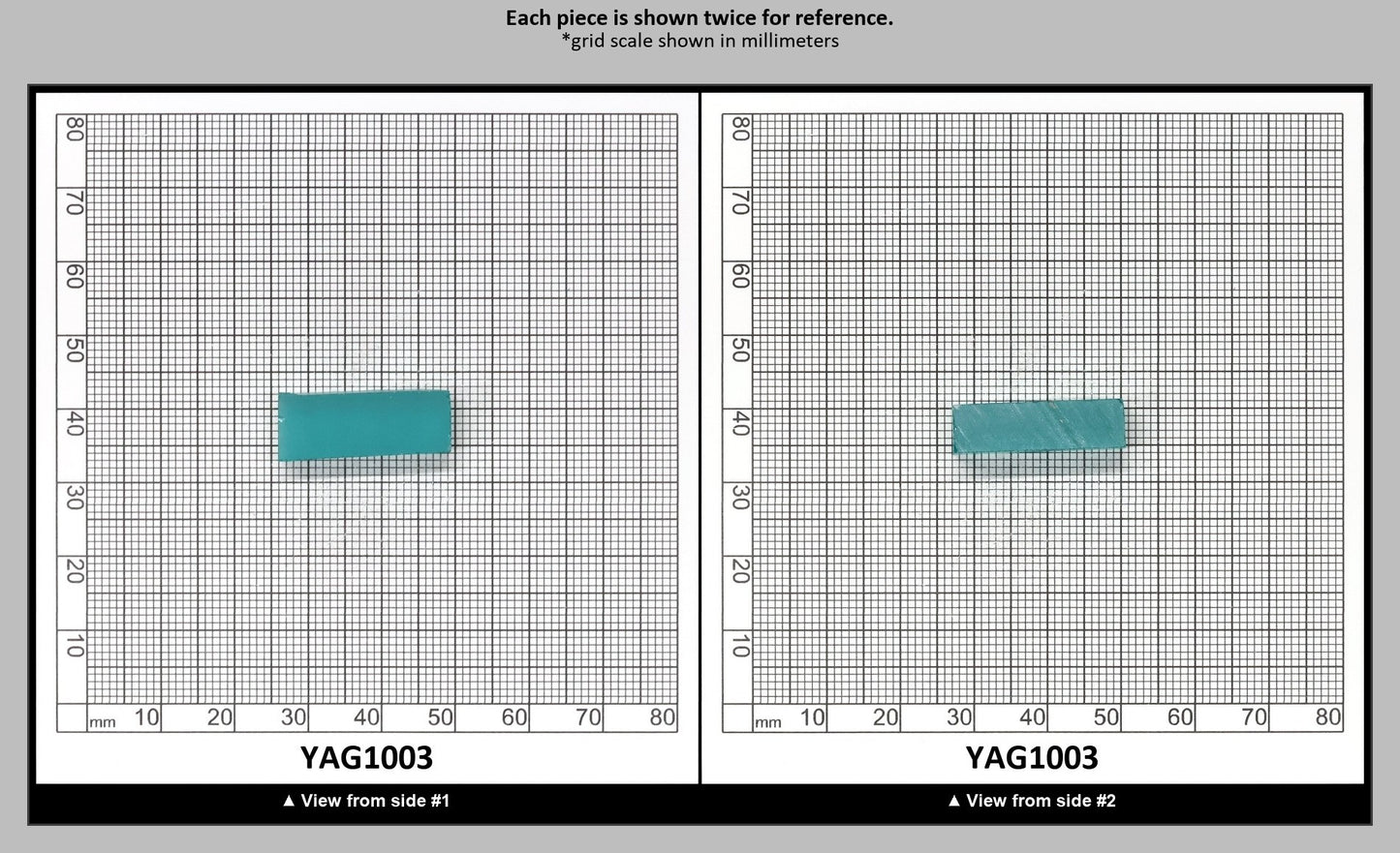 Paraiba YAG Polycrystalline (Ceramic) Faceting Rough : YAG1003