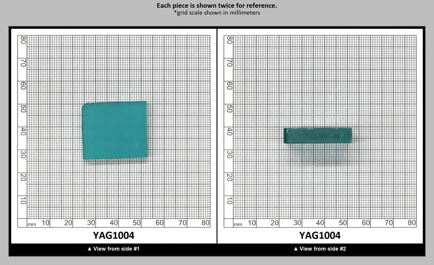Paraiba YAG Polycrystalline (Ceramic) Faceting Rough : YAG1004