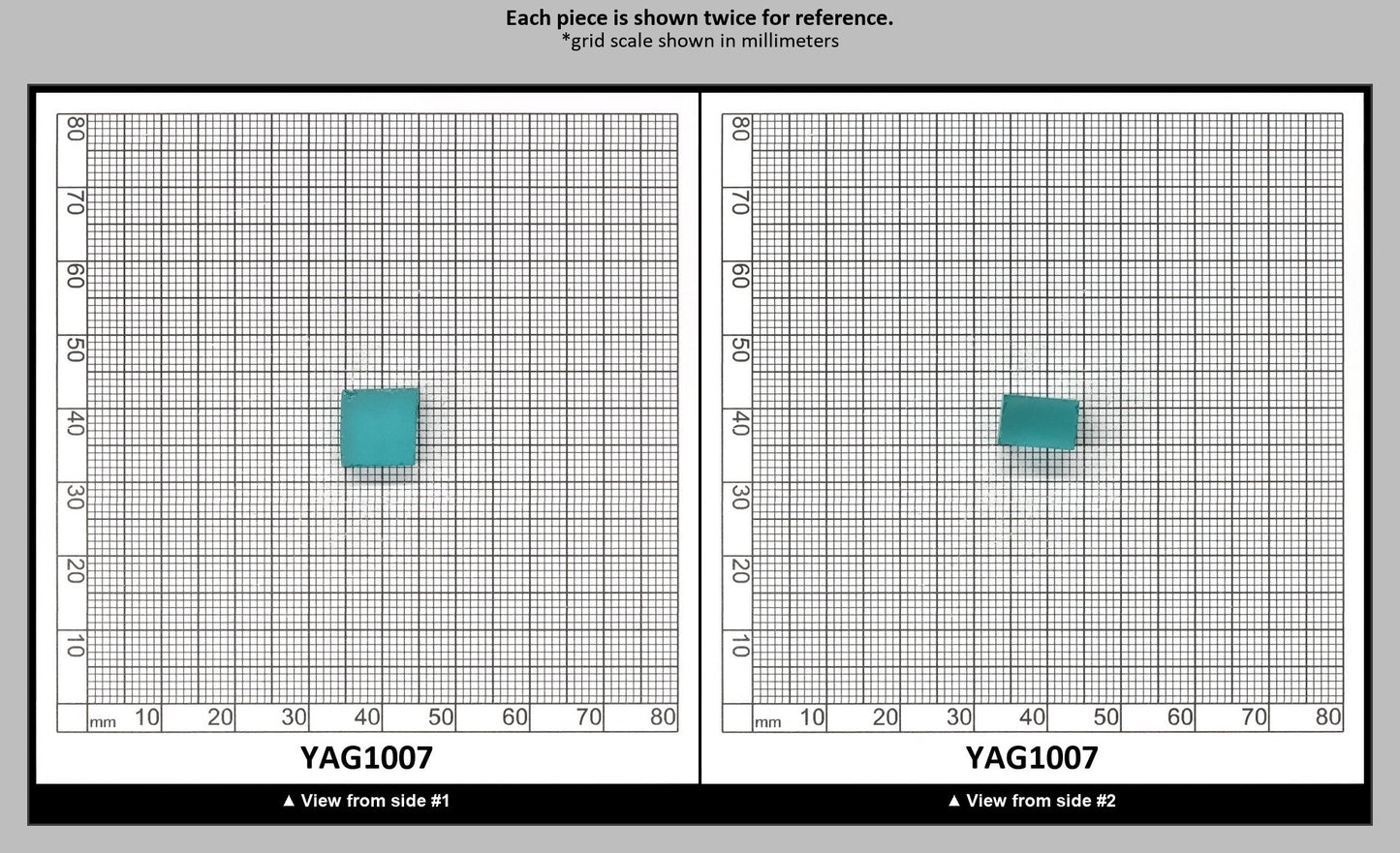 Paraiba YAG Polycrystalline (Ceramic) Faceting Rough : YAG1007