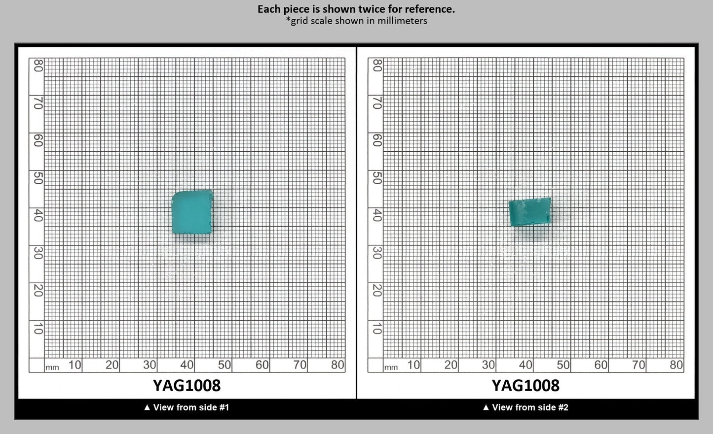 Paraiba YAG Polycrystalline (Ceramic) Faceting Rough : YAG1008