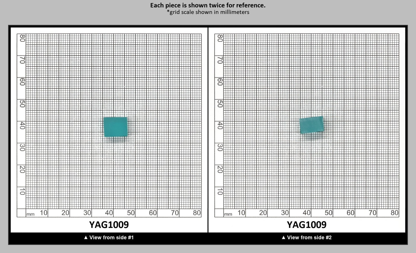 Paraiba YAG Polycrystalline (Ceramic) Faceting Rough : YAG1009