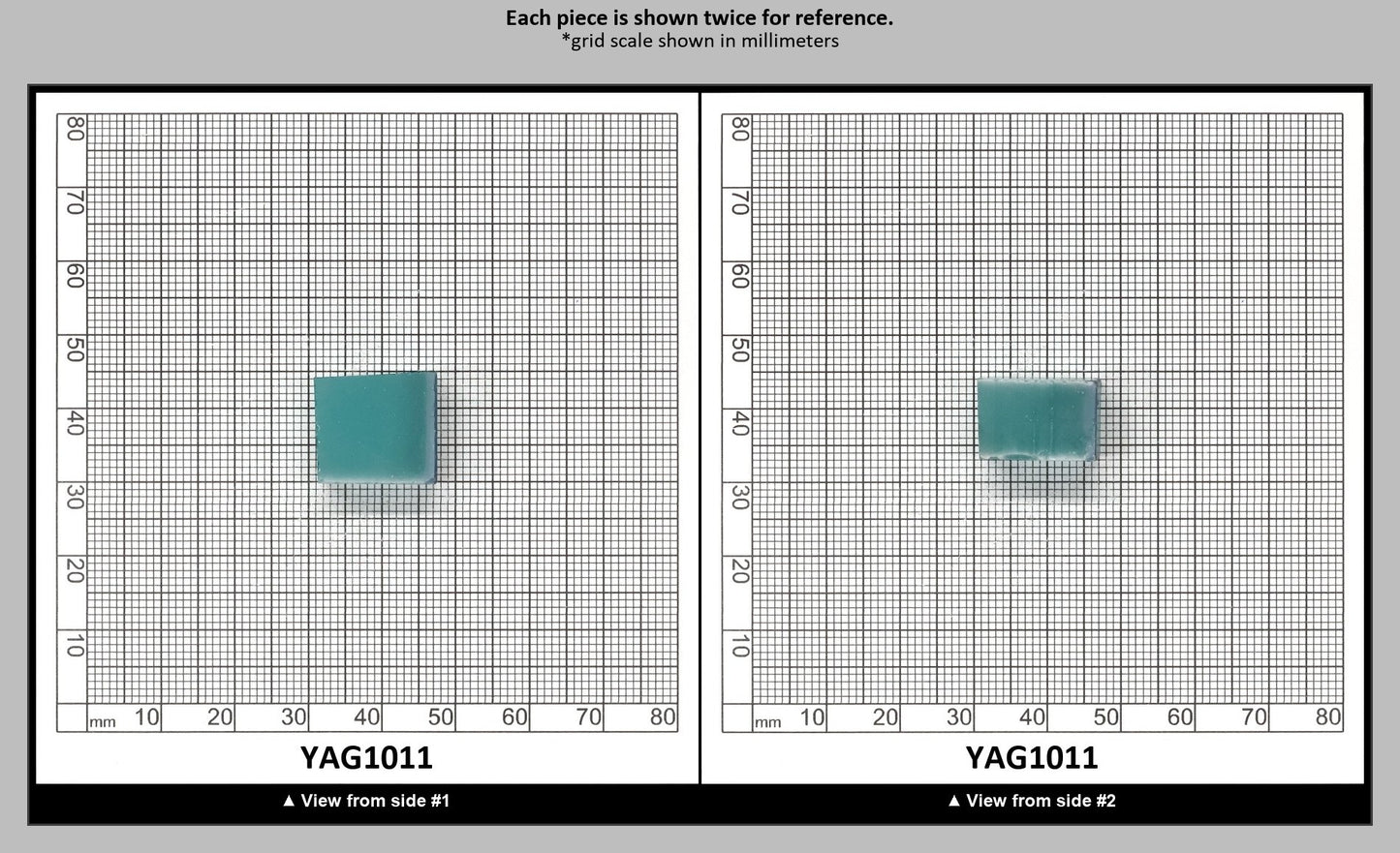 Paraiba YAG Polycrystalline (Ceramic) Faceting Rough : YAG1011
