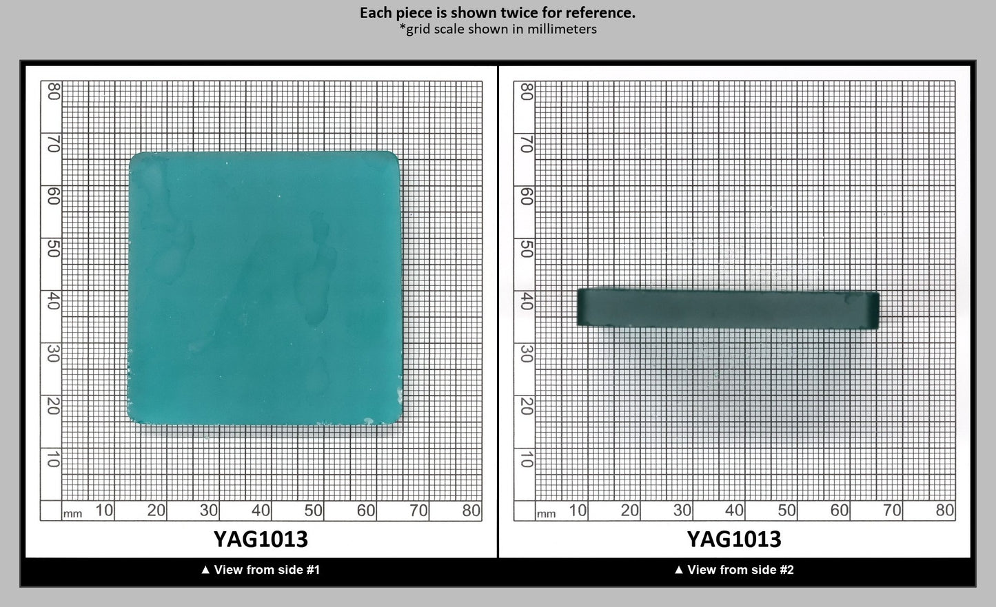 Paraiba YAG Polycrystalline (Ceramic) Faceting Rough : YAG1013