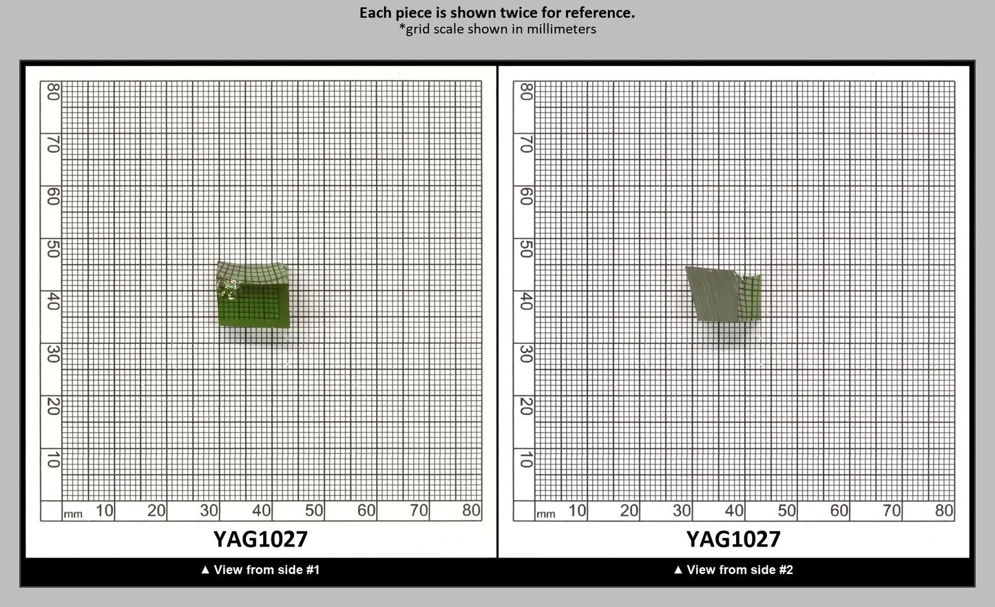 Christmas Garnet YAG Cr3+:YAG Faceting Rough for Gem Cutting - Various Sizes : YAG1027