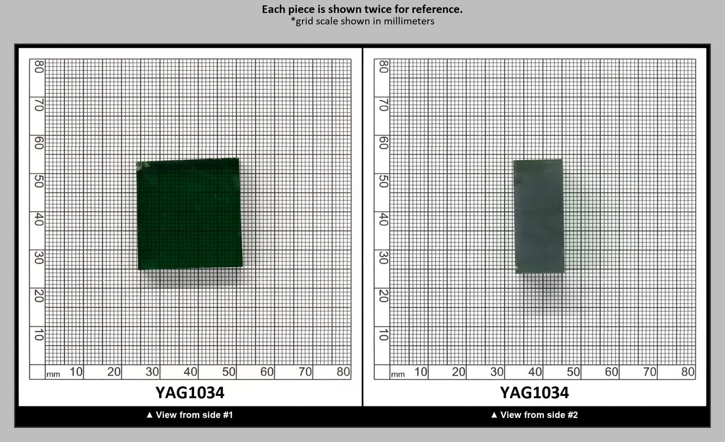Light Green YAG Polycrystalline (Ceramic) Faceting Rough : YAG1034