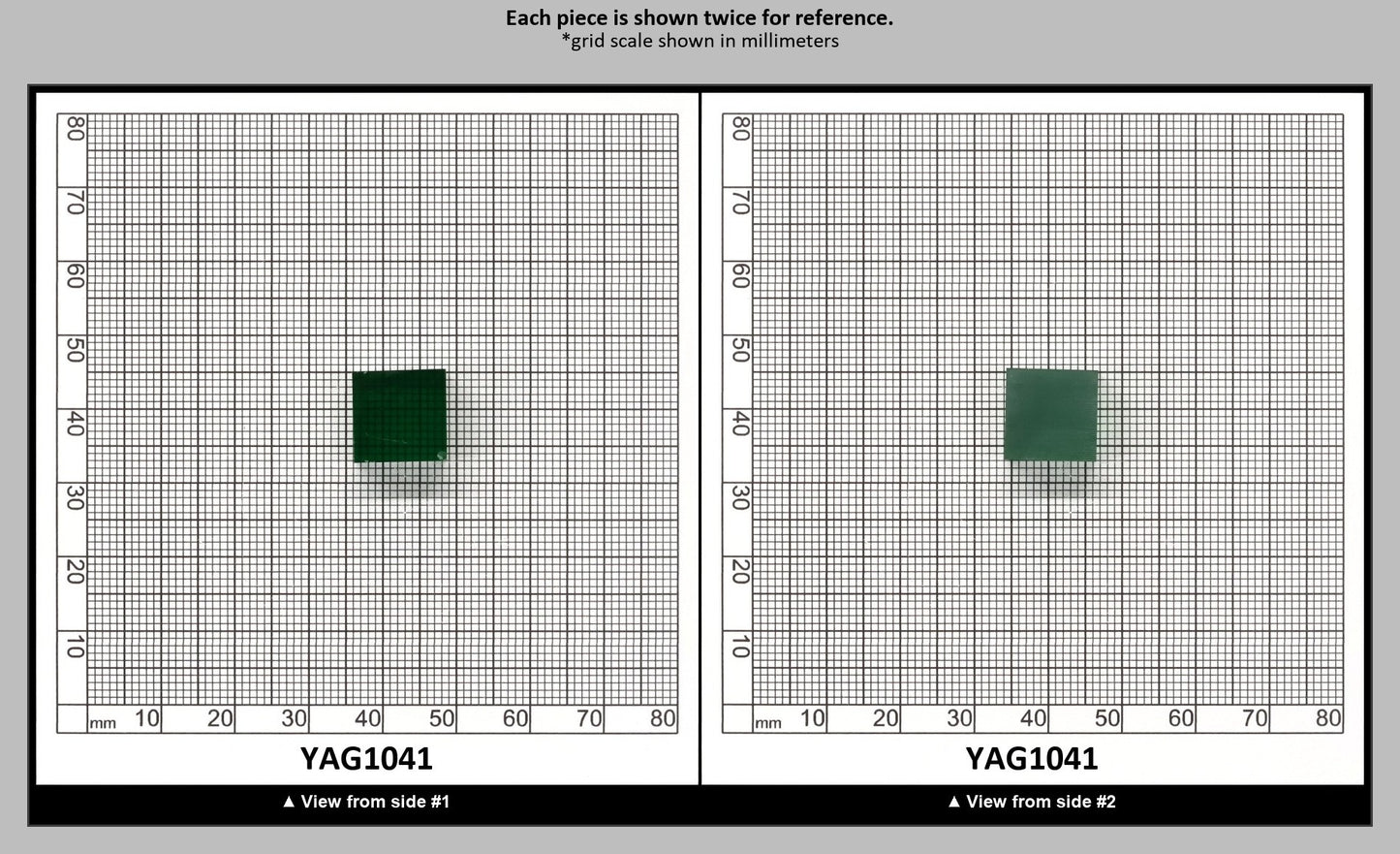 Light Green YAG Polycrystalline (Ceramic) Faceting Rough : YAG1041