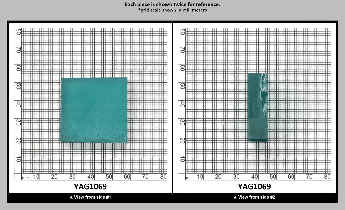 Paraiba YAG Polycrystalline (Ceramic) Faceting Rough : YAG1069