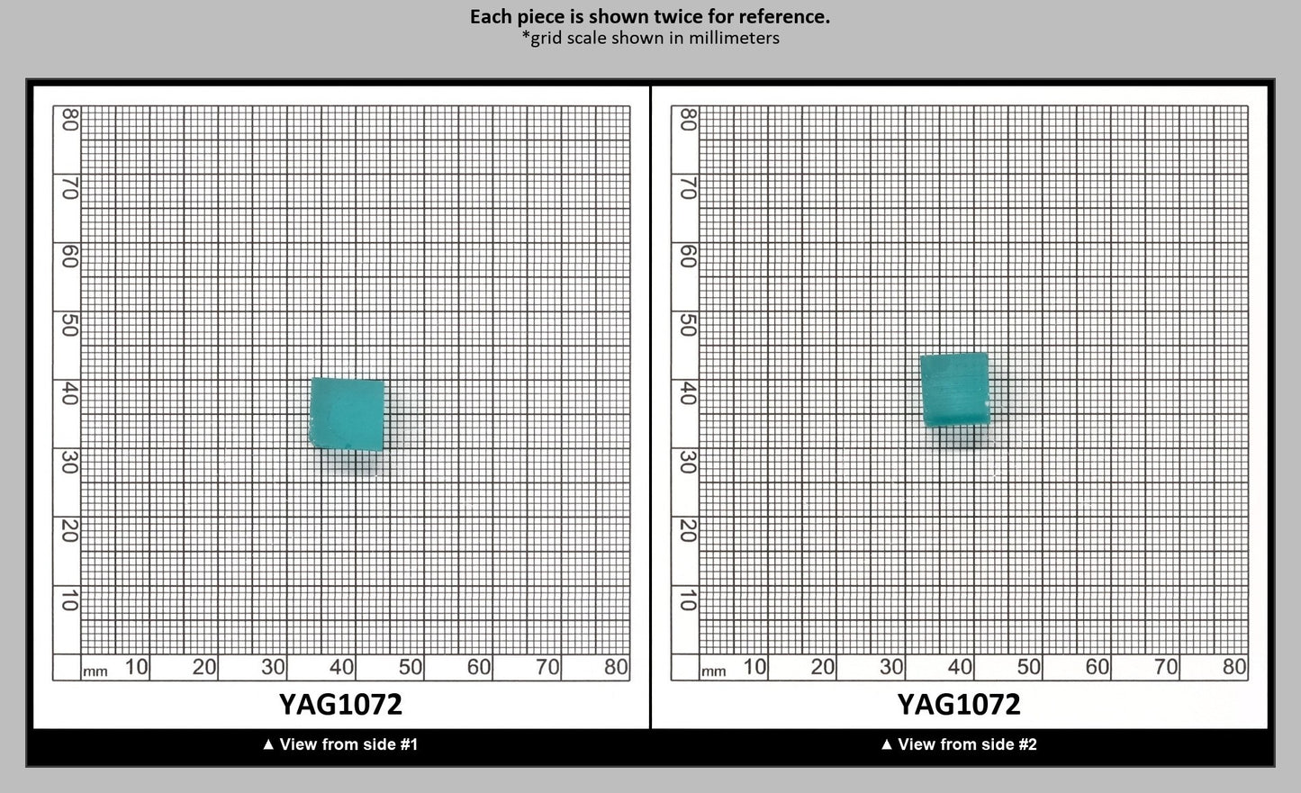 Paraiba YAG Polycrystalline (Ceramic) Faceting Rough : YAG1072
