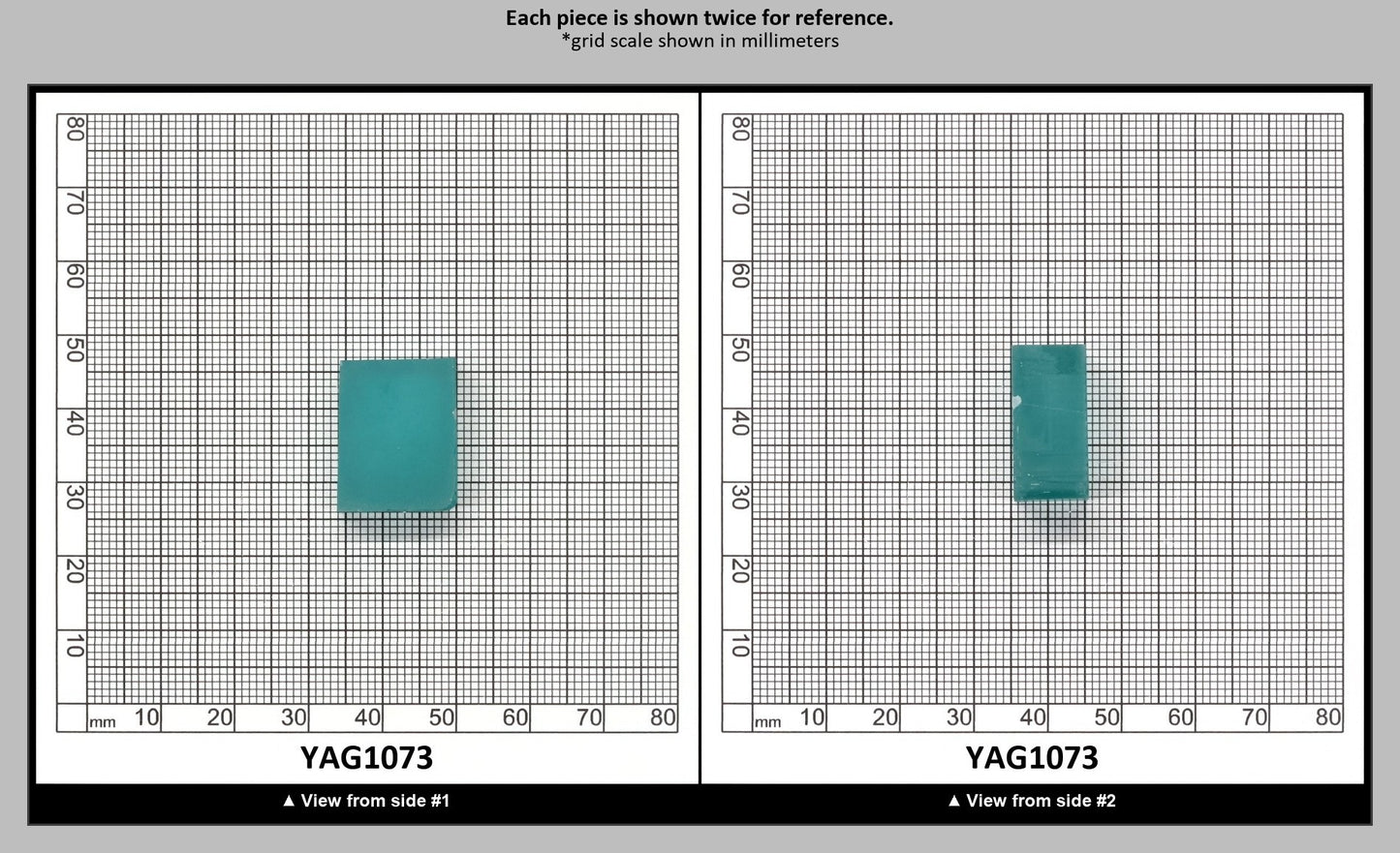 Paraiba YAG Polycrystalline (Ceramic) Faceting Rough : YAG1073