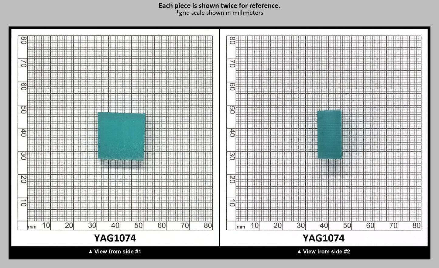 Paraiba YAG Polycrystalline (Ceramic) Faceting Rough : YAG1074