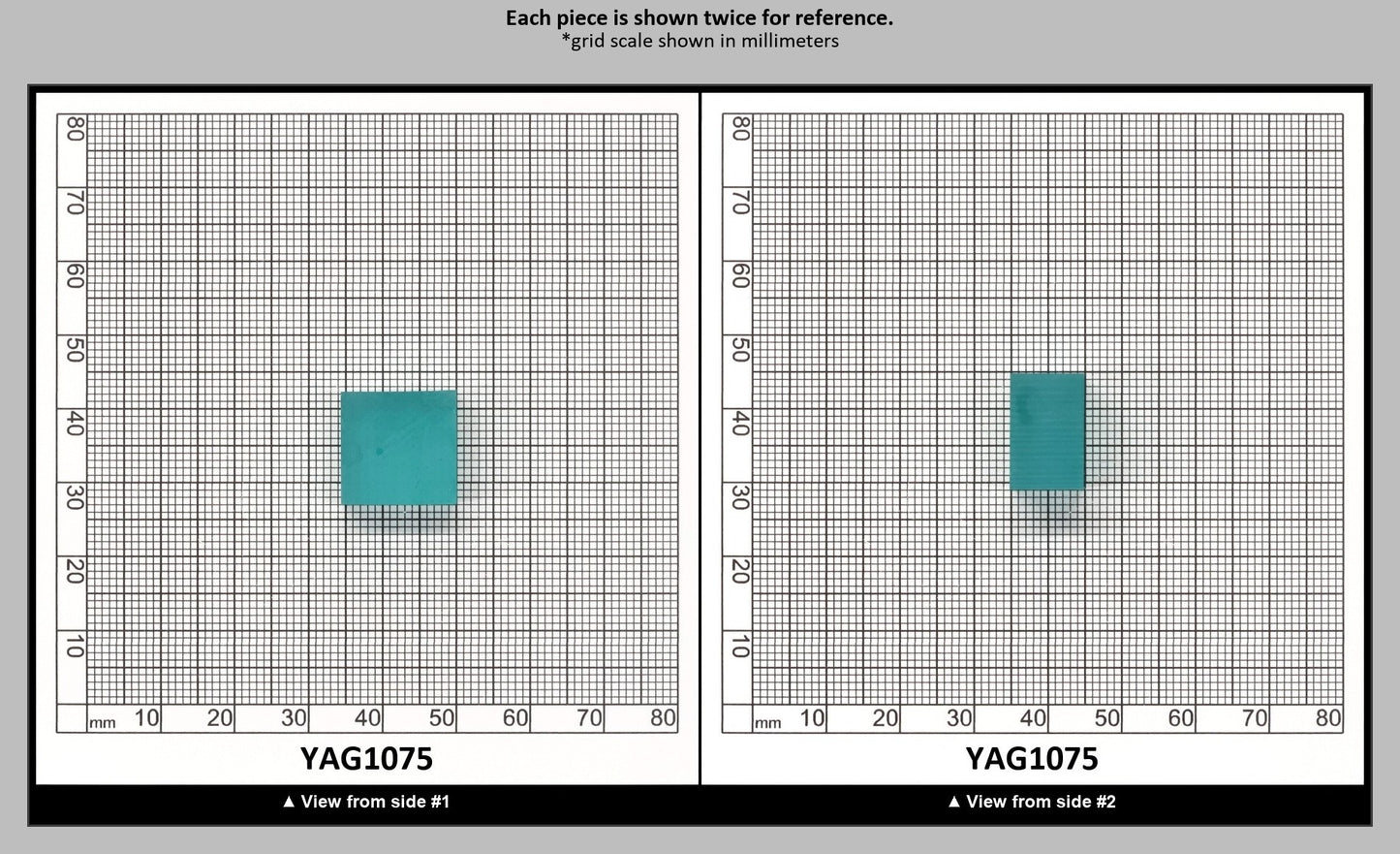 Paraiba YAG Polycrystalline (Ceramic) Faceting Rough : YAG1075