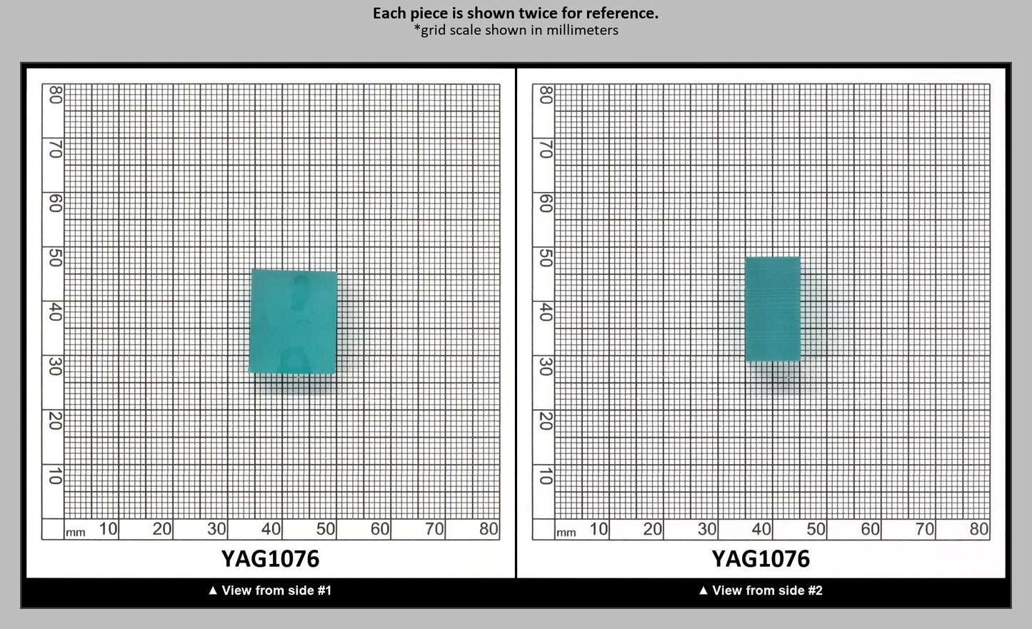 Paraiba YAG Polycrystalline (Ceramic) Faceting Rough : YAG1076
