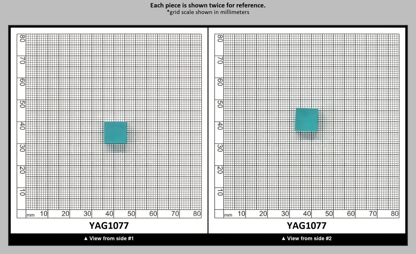 Paraiba YAG Polycrystalline (Ceramic) Faceting Rough : YAG1077