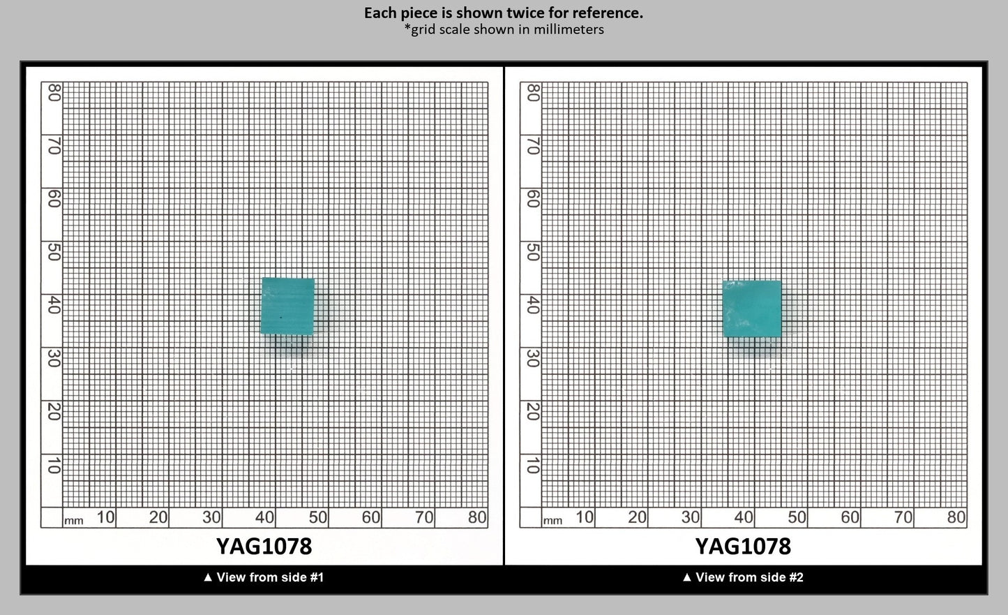 Paraiba YAG Polycrystalline (Ceramic) Faceting Rough : YAG1078
