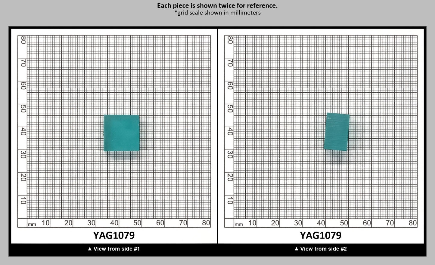 Paraiba YAG Polycrystalline (Ceramic) Faceting Rough : YAG1079