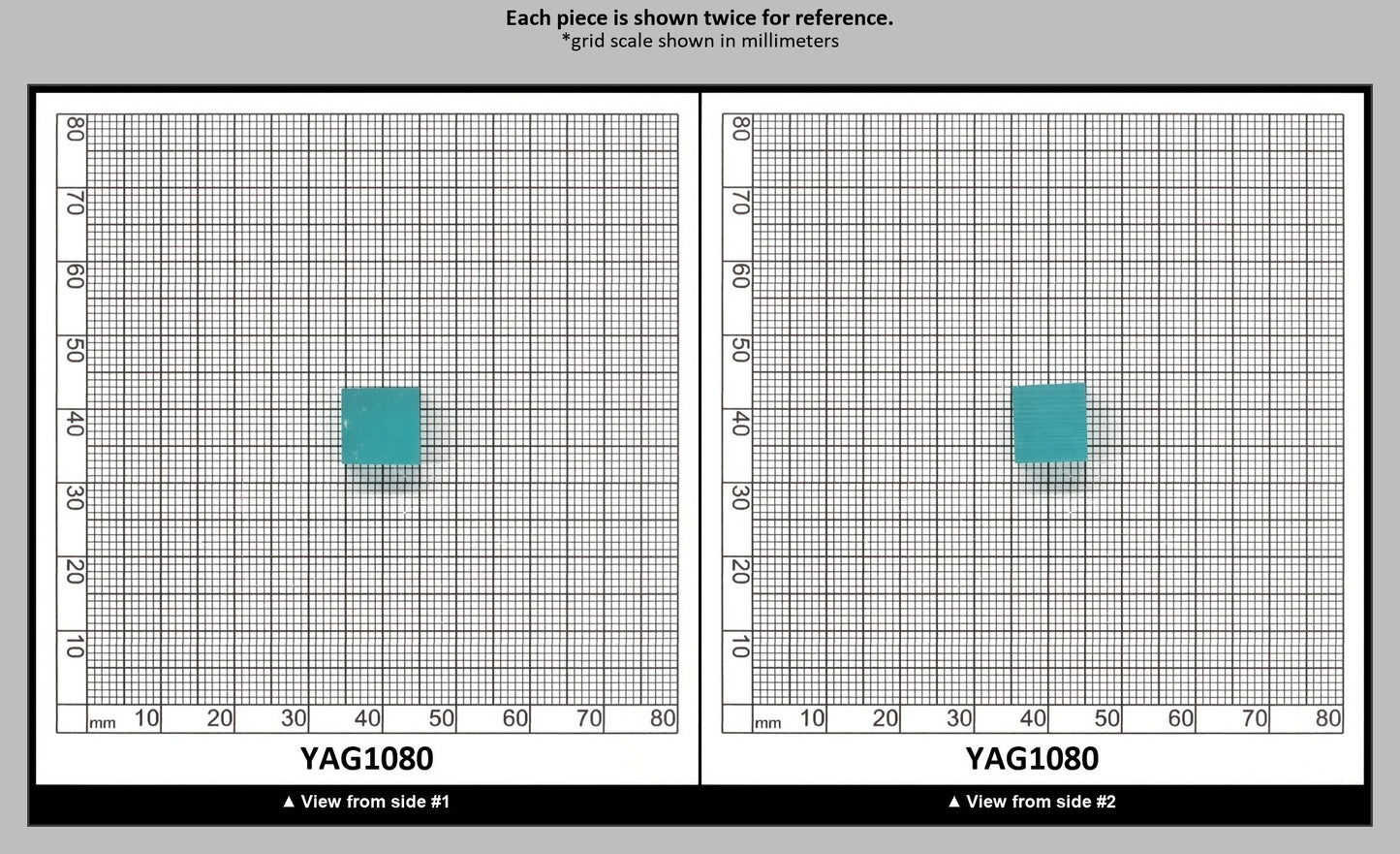 Paraiba YAG Polycrystalline (Ceramic) Faceting Rough : YAG1080