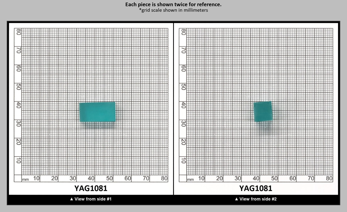Paraiba YAG Polycrystalline (Ceramic) Faceting Rough : YAG1081