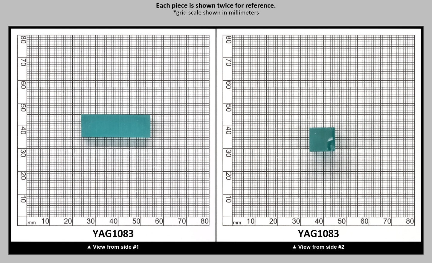 Paraiba YAG Polycrystalline (Ceramic) Faceting Rough : YAG1083