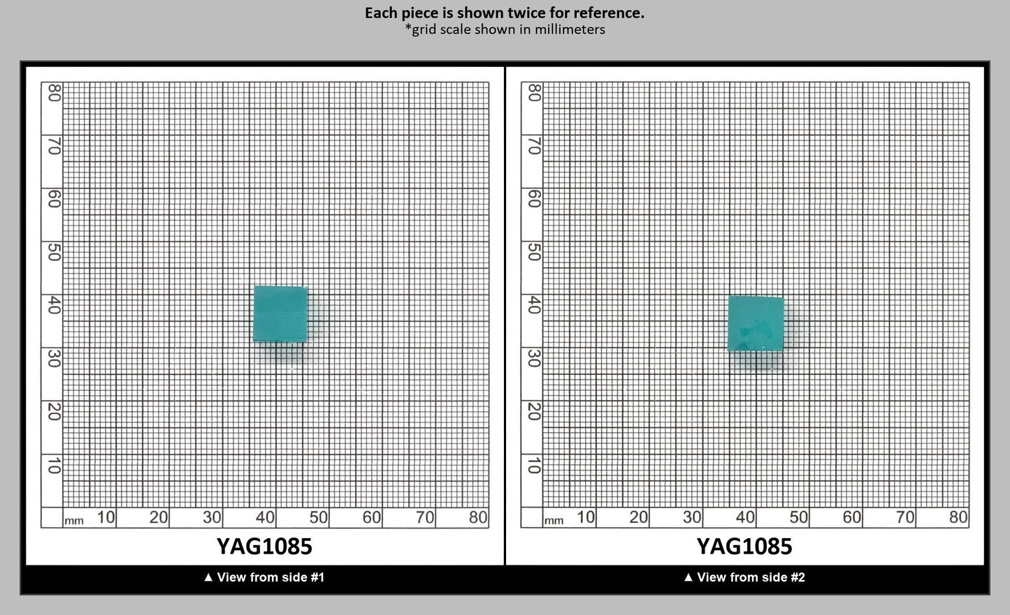 Paraiba YAG Polycrystalline (Ceramic) Faceting Rough : YAG1085