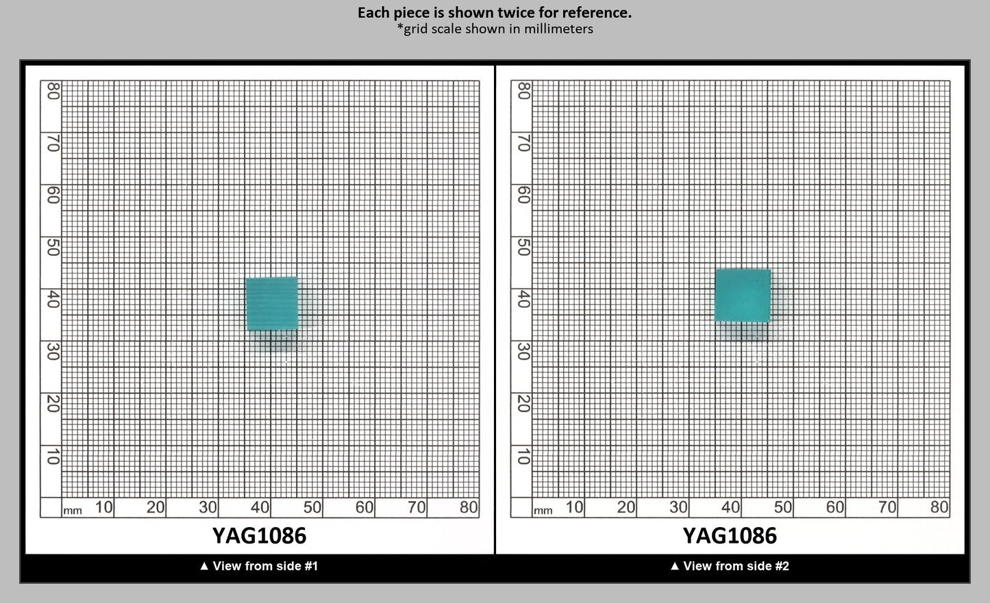 Paraiba YAG Polycrystalline (Ceramic) Faceting Rough : YAG1086