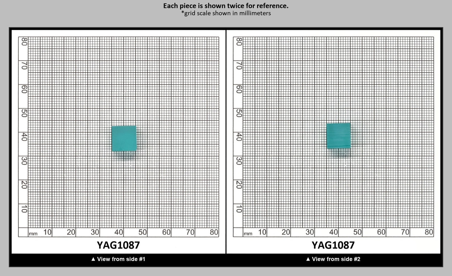 Paraiba YAG Polycrystalline (Ceramic) Faceting Rough : YAG1087
