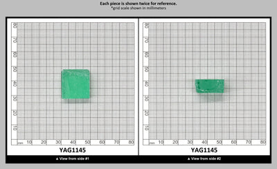 Green (Tsavorite) Garnet V:YAG Faceting Rough for Gem Cutting - Various Sizes : YAG1145