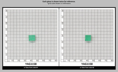 Green (Tsavorite) Garnet V:YAG Faceting Rough for Gem Cutting - Various Sizes : YAG1158