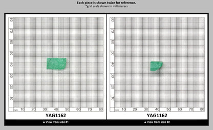 Green (Tsavorite) Garnet V:YAG Faceting Rough for Gem Cutting - Various Sizes : YAG1162