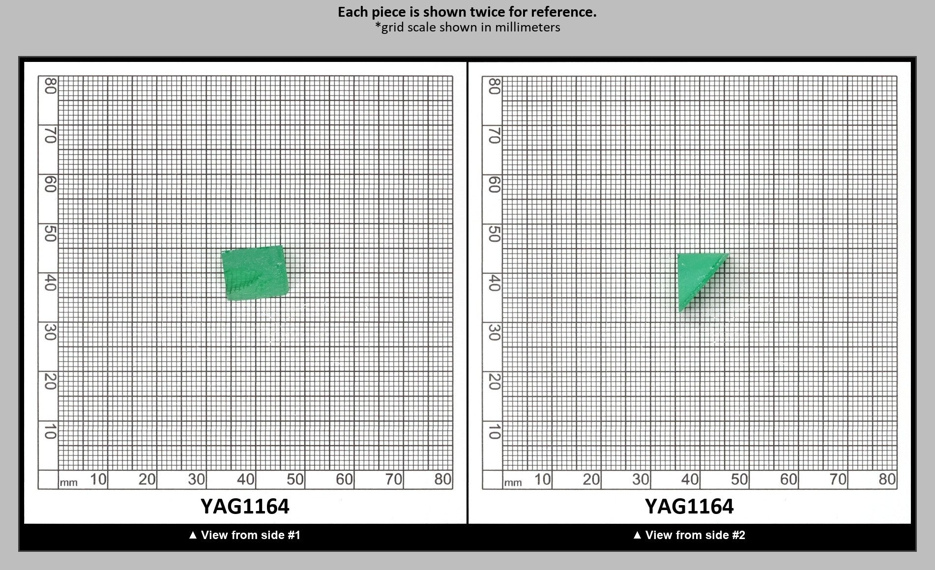 Green (Tsavorite) Garnet V:YAG Faceting Rough for Gem Cutting - Various Sizes : YAG1164