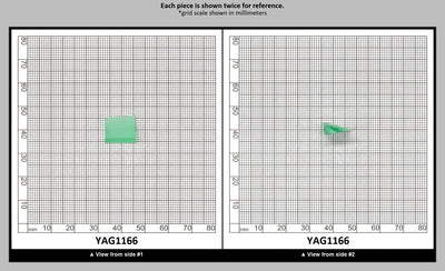 Green (Tsavorite) Garnet V:YAG Faceting Rough for Gem Cutting - Various Sizes : YAG1166