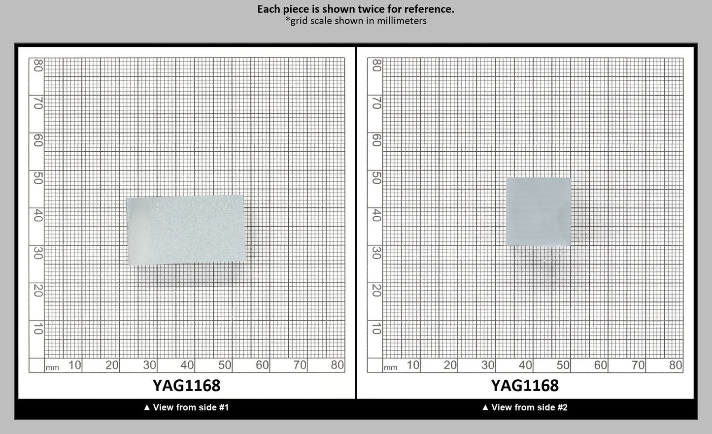 Ice Blue Polycrystalline (Ceramic) YAG - Faceting Rough : YAG1168