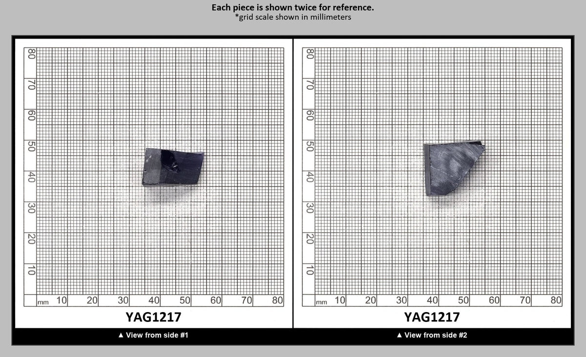 Blue YAG Faceting Rough for Gem Cutting - Various Sizes : YAG1217