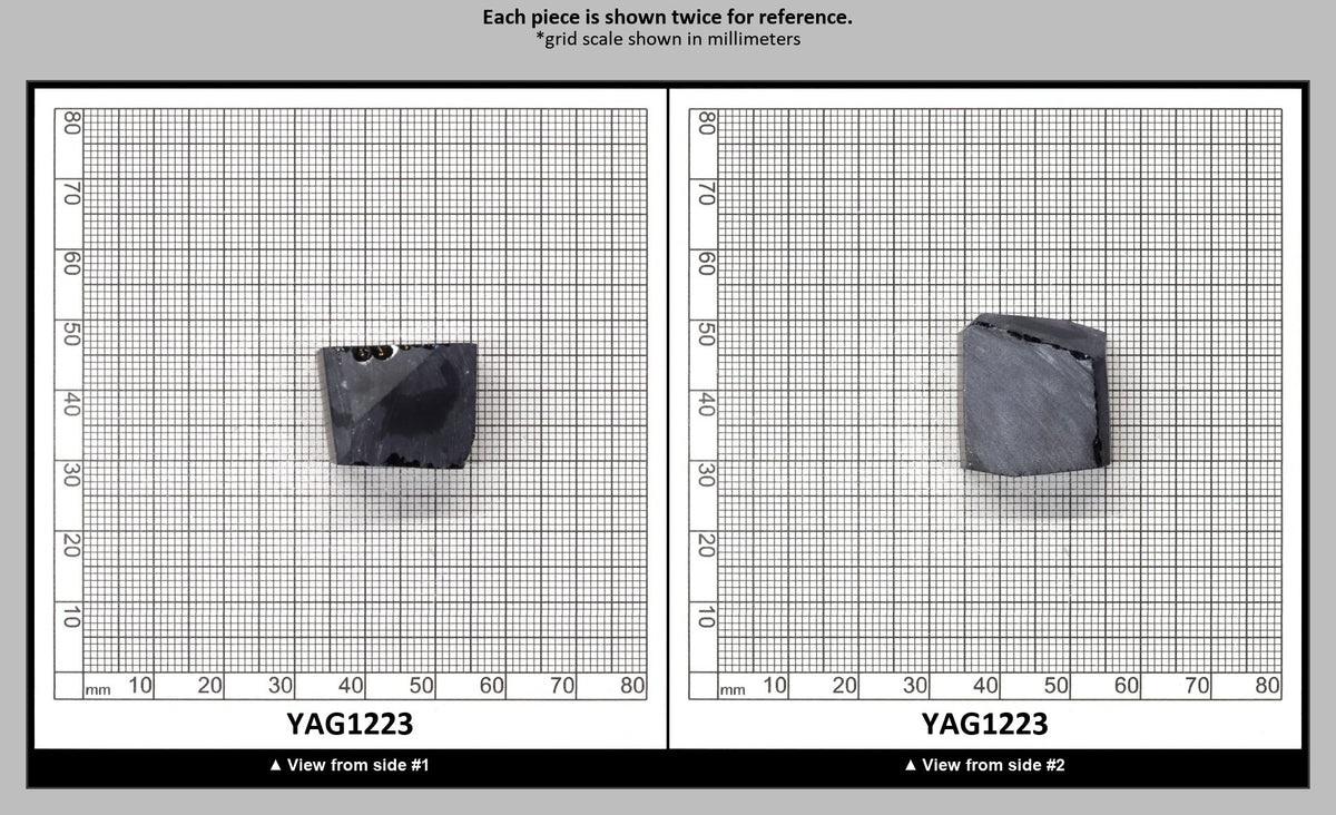 Blue YAG Faceting Rough for Gem Cutting - Various Sizes : YAG1223