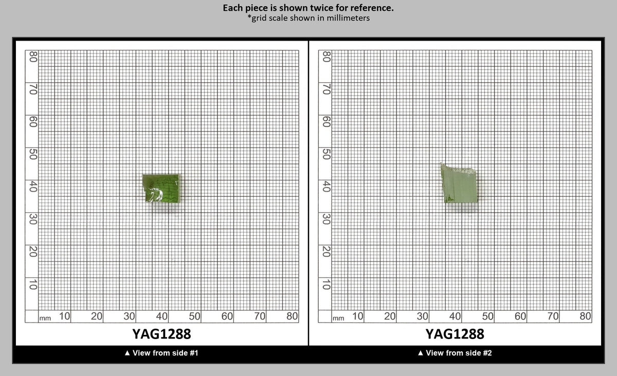 Christmas Garnet YAG Cr3+:YAG Faceting Rough for Gem Cutting - Various Sizes : YAG1288