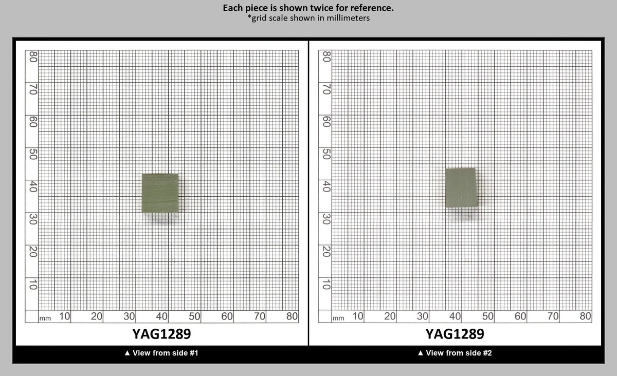 Christmas Garnet YAG Cr3+:YAG Faceting Rough for Gem Cutting - Various Sizes : YAG1289