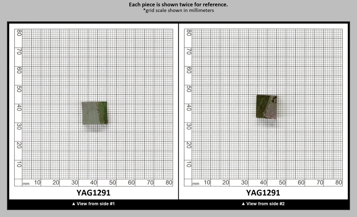 Christmas Garnet YAG Cr3+:YAG Faceting Rough for Gem Cutting - Various Sizes : YAG1291