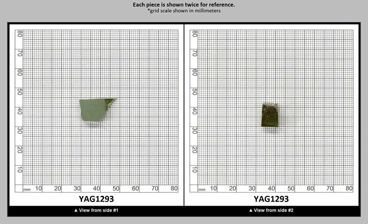 Christmas Garnet YAG Cr3+:YAG Faceting Rough for Gem Cutting - Various Sizes : YAG1293