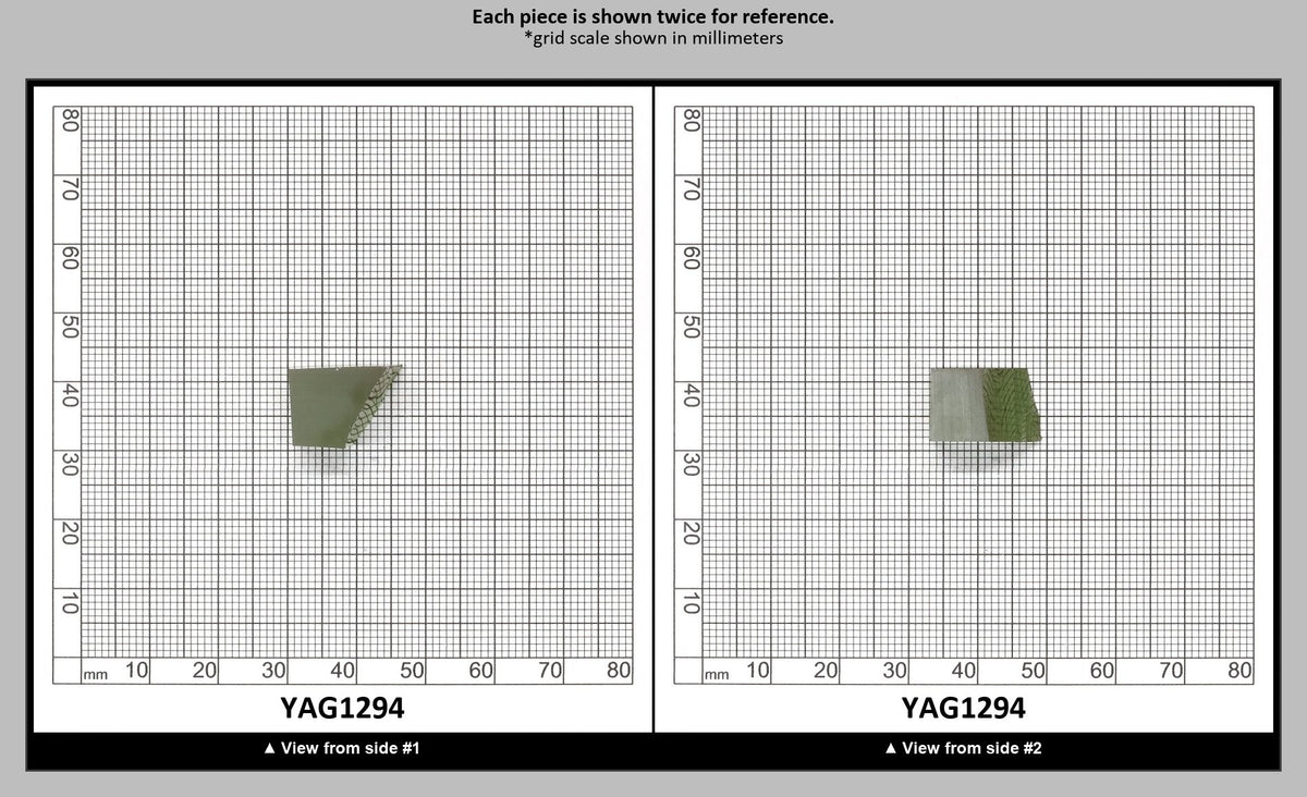 Christmas Garnet YAG Cr3+:YAG Faceting Rough for Gem Cutting - Various Sizes : YAG1294