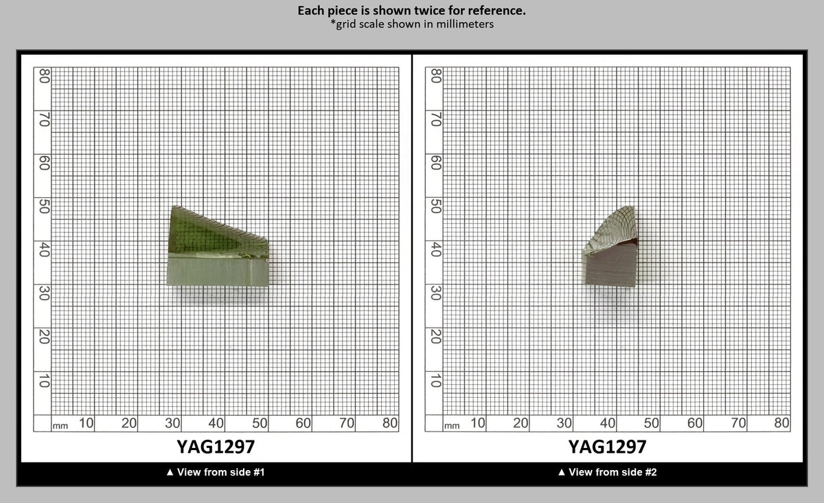 Christmas Garnet YAG Cr3+:YAG Faceting Rough for Gem Cutting - Various Sizes : YAG1297
