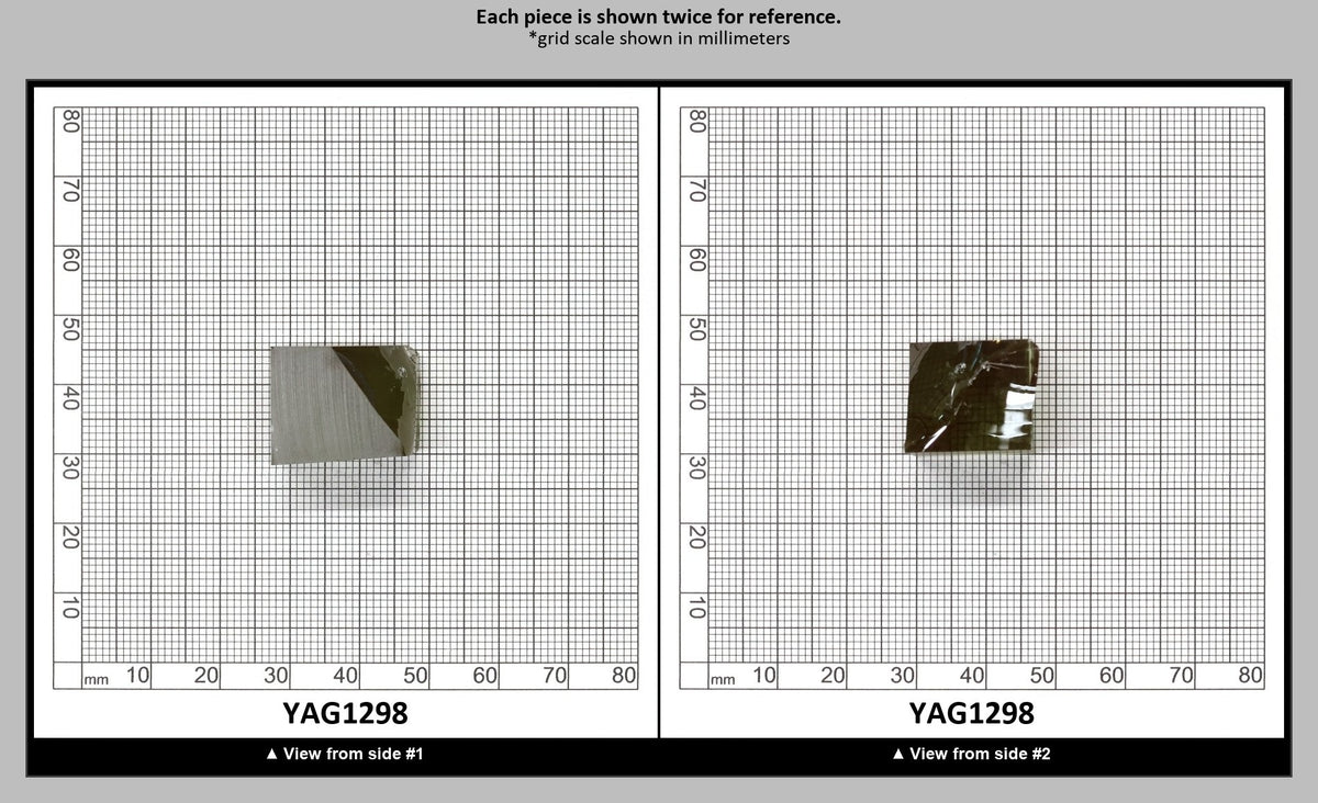 Christmas Garnet YAG Cr3+:YAG Faceting Rough for Gem Cutting - Various Sizes : YAG1298