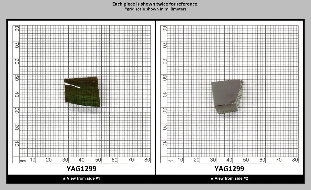 Christmas Garnet YAG Cr3+:YAG Faceting Rough for Gem Cutting - Various Sizes : YAG1299