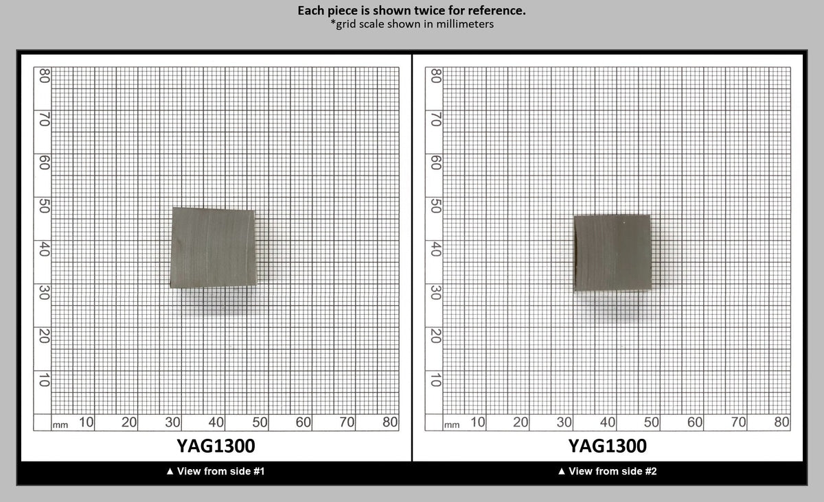 Christmas Garnet YAG Cr3+:YAG Faceting Rough for Gem Cutting - Various Sizes : YAG1300