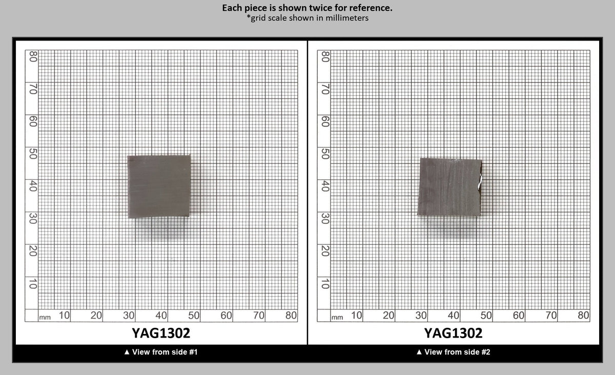 Christmas Garnet YAG Cr3+:YAG Faceting Rough for Gem Cutting - Various Sizes : YAG1302