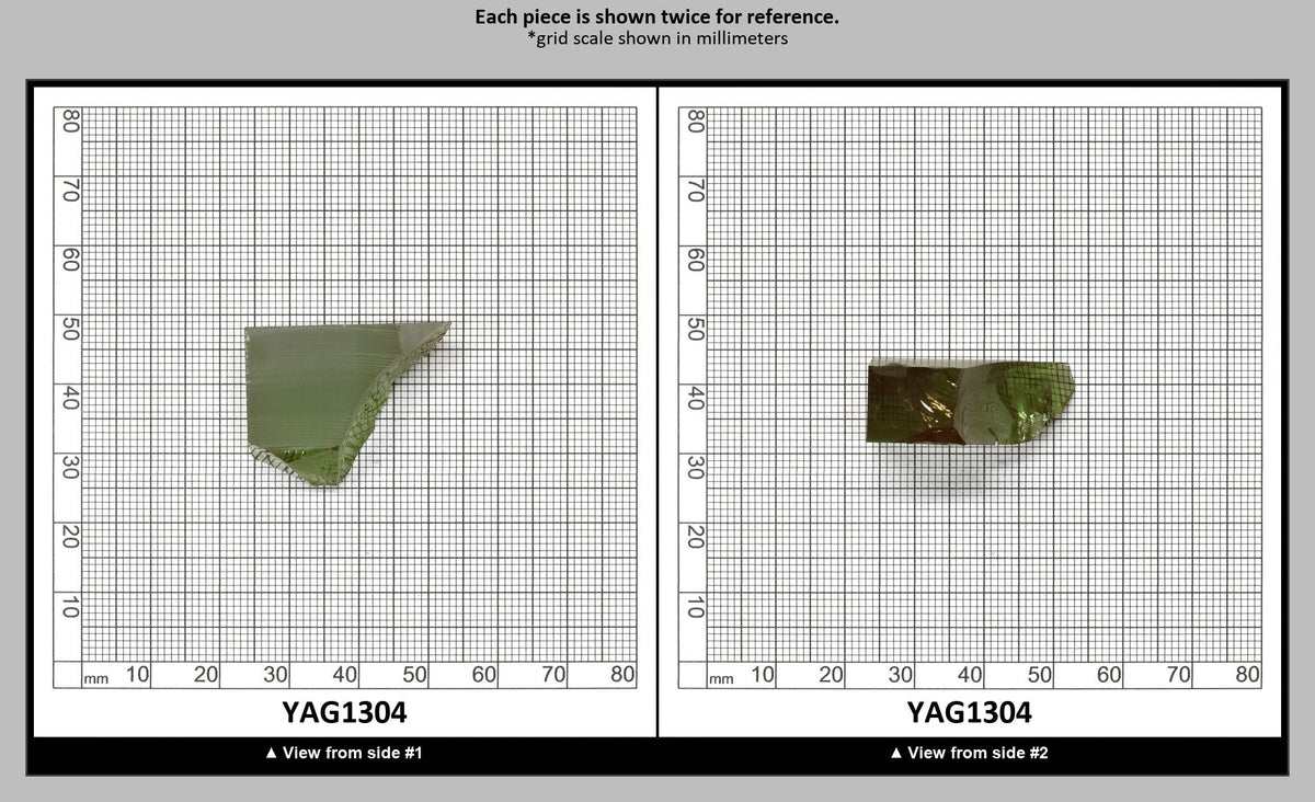 Christmas Garnet YAG Cr3+:YAG Faceting Rough for Gem Cutting - Various Sizes : YAG1304