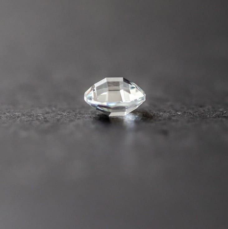 Nanosital Simulated White Topaz Lab Created Faceting Rough for Gem Cutting - #A-1345 - Various Sizes : #BEGIN