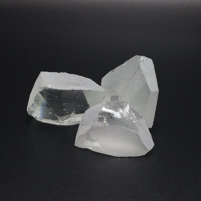 Nanosital Simulated White Topaz Lab Created Faceting Rough for Gem Cutting - #A-1345 - Various Sizes : #BEGIN